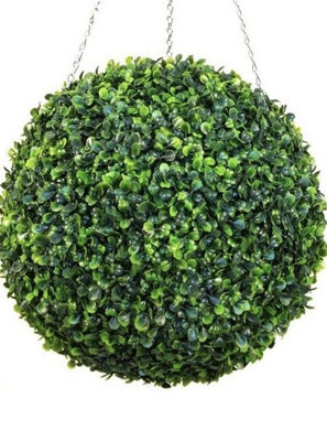 Artificial Topiary Boxwood Ball With Chain 28cm