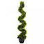 Artificial Topiary Twirl Potted Tree Plant 120cm