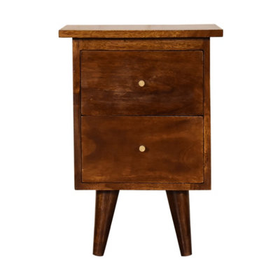 Artisan Furniture Solid Wood Chestnut Bedside