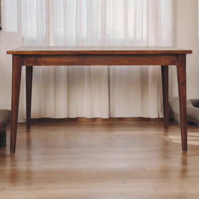Artisan Furniture Solid Wood Chestnut Nordic Dining Table