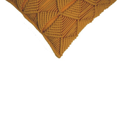 Artisan Furniture Solid Wood Esmi Cushion Set of 2 - Mustard