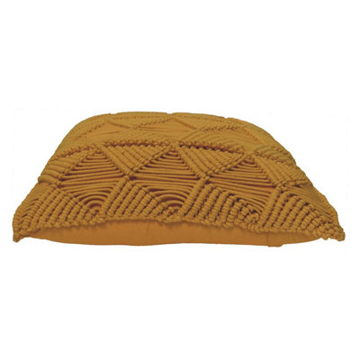 Artisan Furniture Solid Wood Esmi Cushion Set of 2 - Mustard