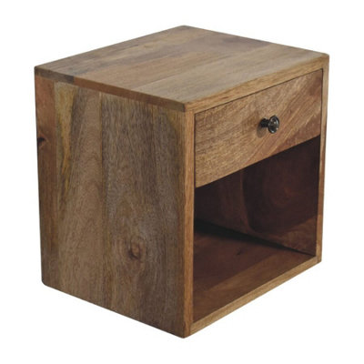 Artisan Furniture Solid Wood Floating Mini Classic Bedside