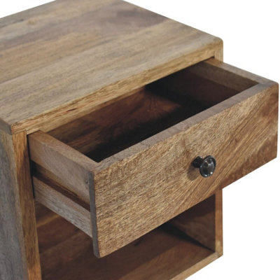 Artisan Furniture Solid Wood Floating Mini Classic Bedside