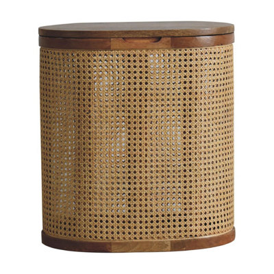 Artisan Furniture Solid Wood Larissa Lid-up Storage Stool