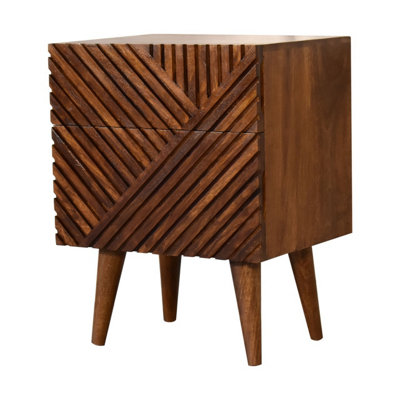 Artisan Furniture Solid Wood Mini Lille Curved Bedside main image 0