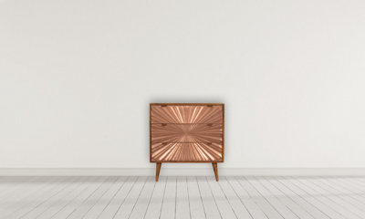 Artisan Furniture Solid Wood Manila Copper Chest