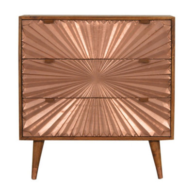 Artisan Furniture Solid Wood Manila Copper Chest