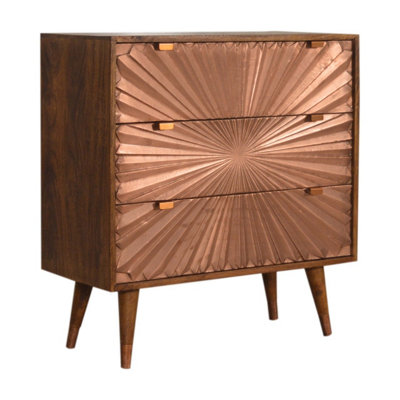 Artisan Furniture Solid Wood Manila Copper Chest