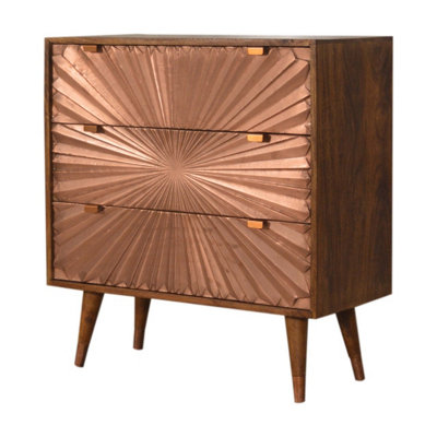Artisan Furniture Solid Wood Manila Copper Chest
