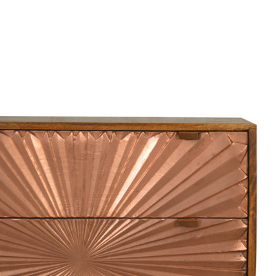 Artisan Furniture Solid Wood Manila Copper Chest