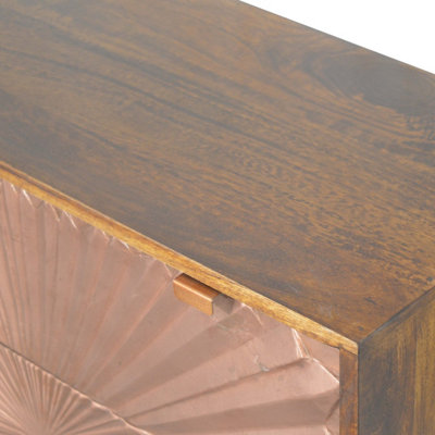 Artisan Furniture Solid Wood Manila Copper Chest