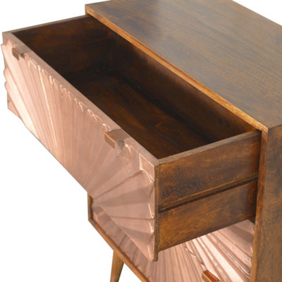 Artisan Furniture Solid Wood Manila Copper Chest