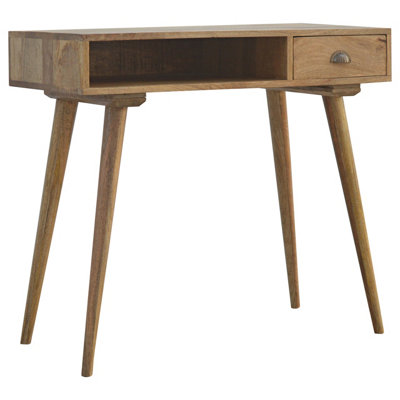 Artisan Furniture Solid Wood Open Slot Nordic Writing Desk