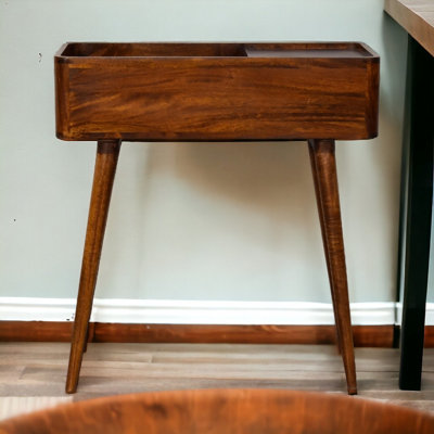 Artisan Furniture Solid Wood Open-top Chestnut Console