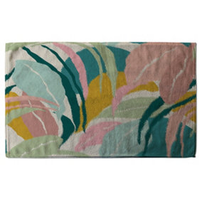 artistic abstract leaves (Bath Towel) / Default Title