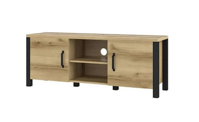 Artistic Olin 41 TV Cabinet  Oak Grandson - Stylish Storage Solution H570mm W1470mm D430mm
