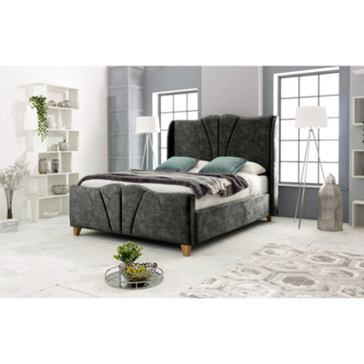 Black 2024 marble headboard