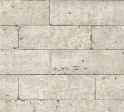 AS Création Stone Effect Beige Grey Wallpaper Non Woven wallcovering 366201