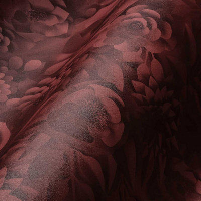 AS Creation 387183 3D Effect Red Floral Non-Woven Wallpaper
