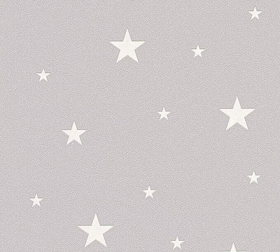AS Creation Brown Star Glow In The Dark Taupe Non-Woven Wallpaper 324402