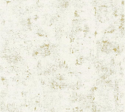 AS Creation Concrete Effect White Metallic Texture Trend Wallpaper 230775