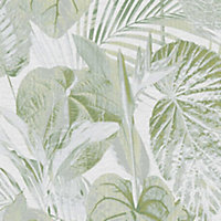 AS Creation Famous Garden Green Palm Leaf Tropical Wallpaper 39355-4