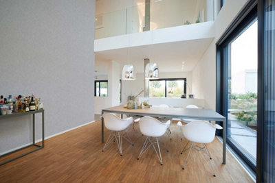 AS Creation Non-Woven Plain Grey Profitex Wallpaper - AS390362