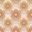 AS Creation Retro Flowers Orange Wallpaper Trendy Textured Paste The Wall