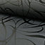 AS Creation Swirl Stripe Pattern Wallpaper Embossed Metallic Black Roll 132062