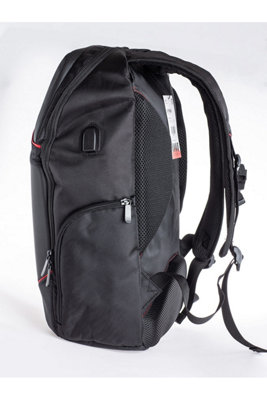 AS-Protection Premium Shockproof Laptop Backpack with USB Charging for 15.6-inch Laptops