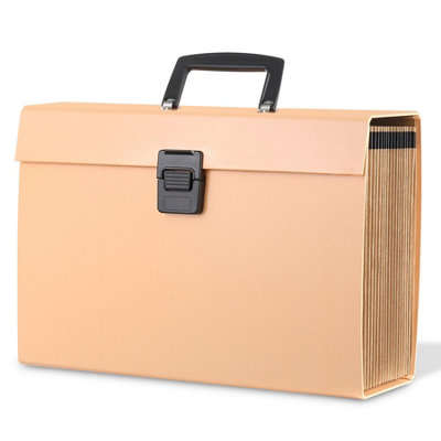 ASAB A4 Expanding Office Organiser File - PEACH FUZZ