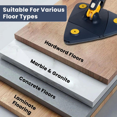 ASAB Adjustable Triangle Cleaning Mop - 7