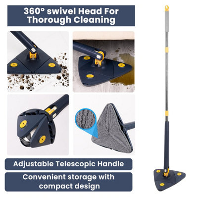 ASAB Adjustable Triangle Cleaning Mop - 8