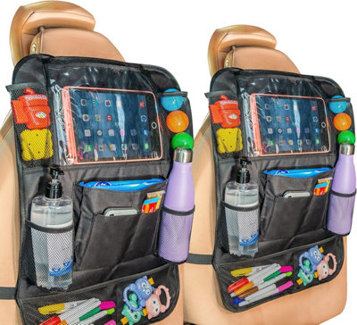 THICKER  Car Back Seat Organizer Multi Pocket Felt Organiser Back Seat Storage Poket Belakang Kerusi Kereta I.682271950
