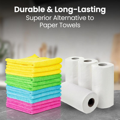 ASAB Pack Of 12 Microfibre Cleaning Cloths - 5