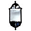 ASD HL/BK060C Half Lantern with Photocell Dusk to Dawn Control (Black)