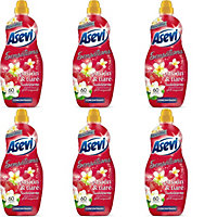 Asevi Concentrated Fabric Softener Sensations Passion 60 Washes, 1.5L (Pack of 6)