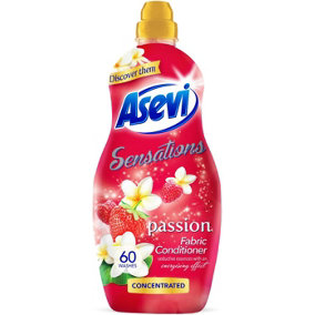 Asevi Concentrated Fabric Softener Sensations Passion 60 Washes, 1.5L
