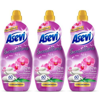 Asevi Fabric Conditioner Laundry Softener Sensations Zen 60W 1320ML x 3