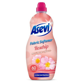 Asevi Fabric Softener Laundry Conditioner Concentrated Rosehip 60W 1380ML
