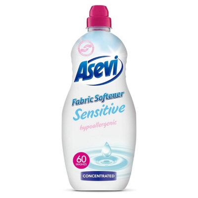 Asevi Fabric Softener Laundry Conditioner Concentrated Sensitive 60W 1380ML