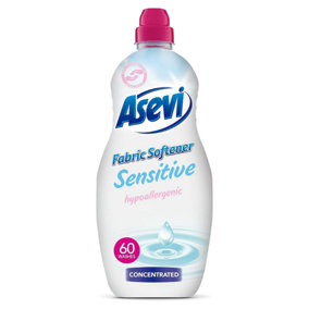 Asevi Fabric Softener Laundry Conditioner Concentrated Sensitive 60W 1380ML