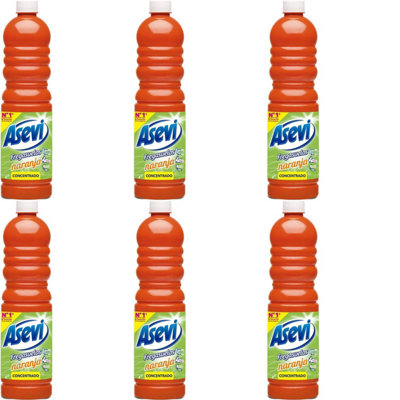 Asevi General Purpose Cleaner 1L (Orange) (Pack of 6)