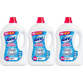 Asevi Laundry Detergent Deep Ocean 2.4L 44 Wash Pack of 3