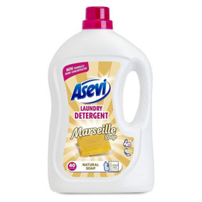 Asevi Laundry Detergent Marseille Soap 40 Washes 2.4L