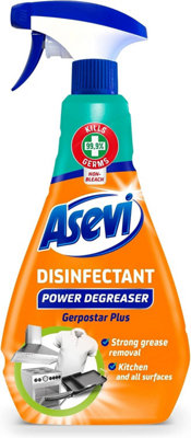 Asevi Power Degreaser Disinfectant Cleaning Spray, Antibacterial Spray, Kitchen Spray, 750ml