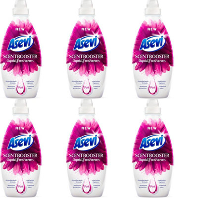 Asevi Scent Booster Liquid Laundry Freshener Pink 36 Washes 720ml (Pack of 6)