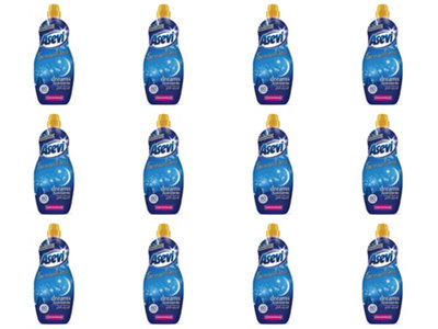 Asevi Sensations Dreams Concentrated Fabric Softener 60 Doses, 1.5L (Pack of 12)