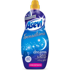 Asevi Sensations Dreams Concentrated Fabric Softener 60 Doses, 1.5L